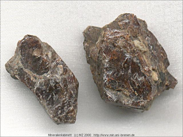 Zircon crystals from