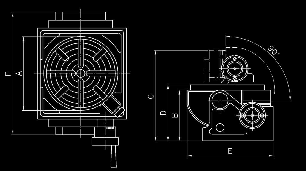 30 - Winkel verstellbar 90 - mit 10 Nonius - Skalenteilung 1 min - rugged construction - center height min. 113 until max.