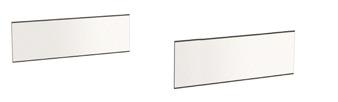 Gangkennzeichnungen Rechteckige Blechschilder, welche an den Endrahmen einer Regalreihe angebracht werden.