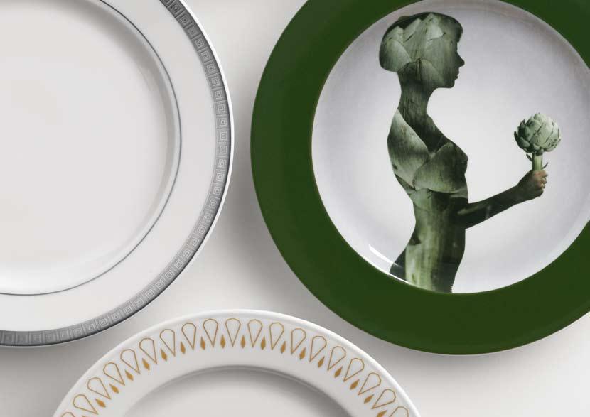 Dekor- Service Porzellan bekennt Farbe Im Bereich Profiporzellan steht Bauscher von jeher für Design, das Maßstäbe setzt.