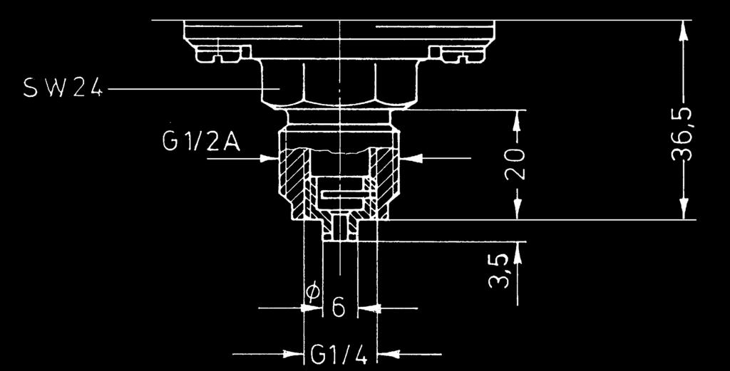 Maßzeichnungen der Schaltgehäuse (Angaben in mm) Mechanische Maßzeichnungen 25 Gehäuse 0 (Steckanschluss) 1 Gehäuse 300 (Klemmenanschluss) 2 48.5 45.
