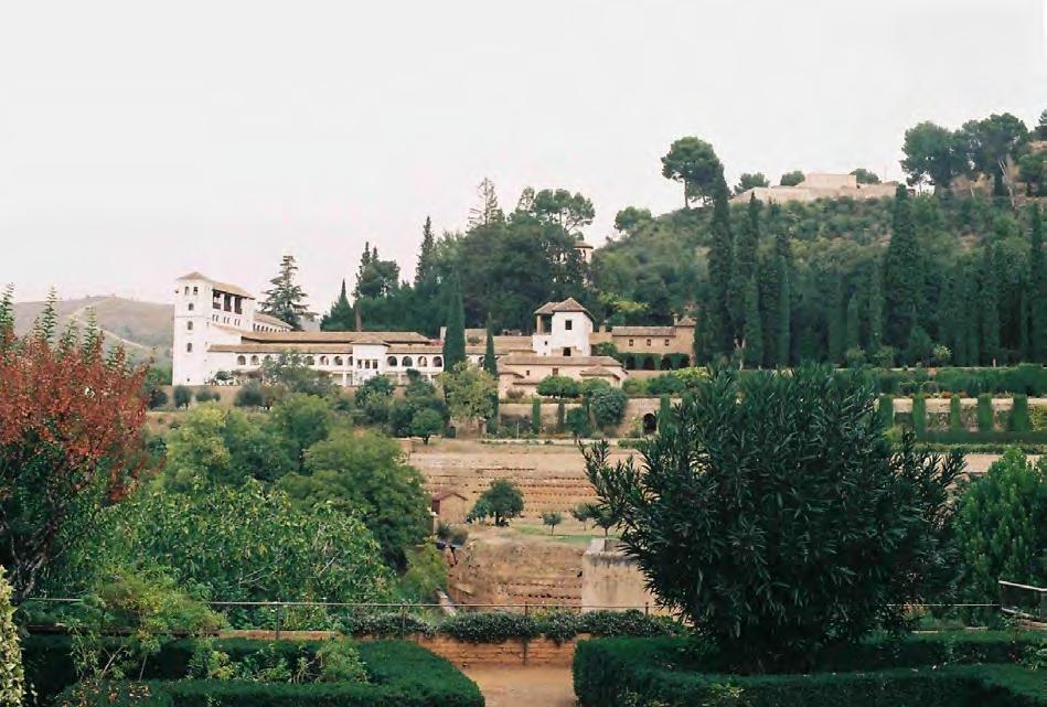 Generalife Ein Paradies, für viele verschlossen, Gärten, für wenige geöffnet Soto de Rojas über Granada, zitiert von Lorca Zur
