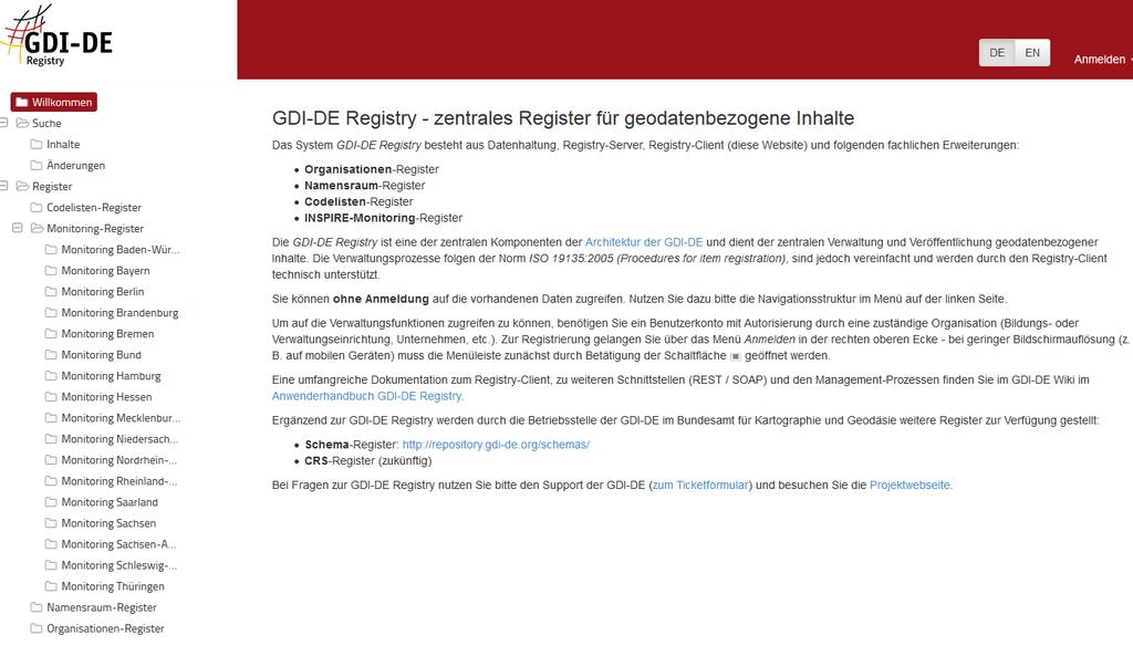GDI-DE Registry 10 / 23
