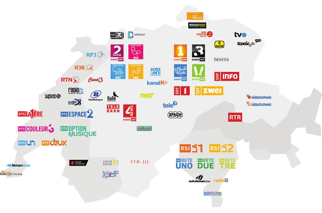 Verwendung der Abgabe Die Abgabe dient dazu, die SRG sowie lokale Radio- und regionale Fernsehprogramme in allen Sprachregionen der Schweiz zu finanzieren.