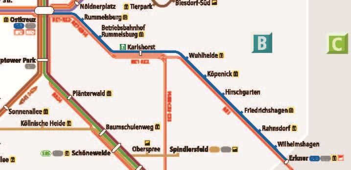 betroffene Abschnitte der 3 Ein- und Ausbau von Hilfsbrücken über das Neuenhagener Mühlenfließ Ausbau von Hilfsbrücken für den neuen Südzugang am