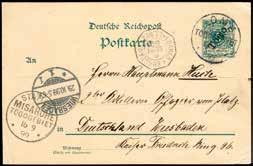 Germania mit Stempel LOME 9.2.12 auf Briefstück, gepr. Bothe BPP 11041 F 1898, Mitläufer, 3 Pfg. hellockerbraun, deutlicher Stempel TOGO 7.9.98 auf Briefstück in tadelloser Qualität, gepr.