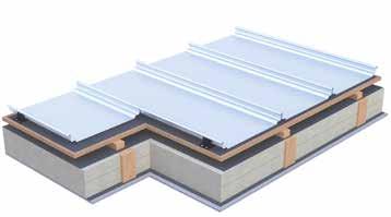 Anwendungsbereiche Kalzip AF mit Zwischensparrendämmung Kalzip AF mit Zwischensparrendämmung* Dieser Aufbau ist vergleichbar mit herkömmlichen Falzdächern.