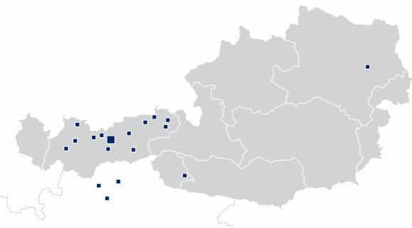 Über uns Fokus: Kernmarkt Tirol. Das strategische Engagement als Universalbank liegt einerseits klar auf dem Kernmarkt Tirol und Südtirol.