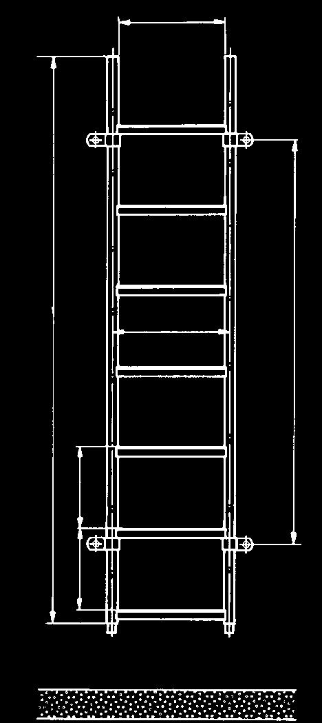 für Wasserwerke Einstiegleitern Werkstoff Stahl/feuerv.