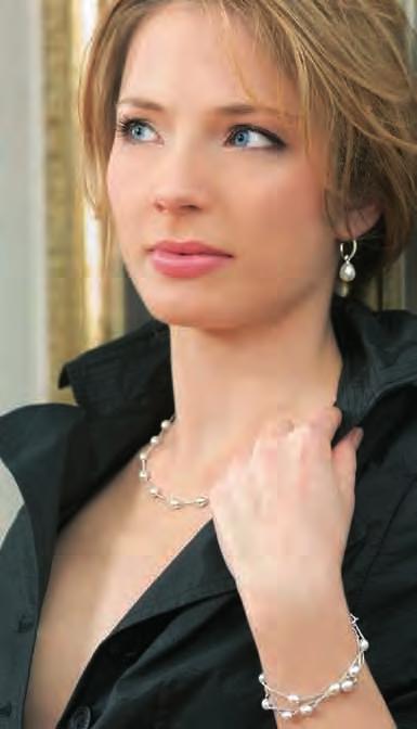 Marilyn Pearl Perlanhänger / pearl pendants, für Ohrcreolen / for earrings,, Fresh water cultured pearls weiß, peach, plum, grau bzw.