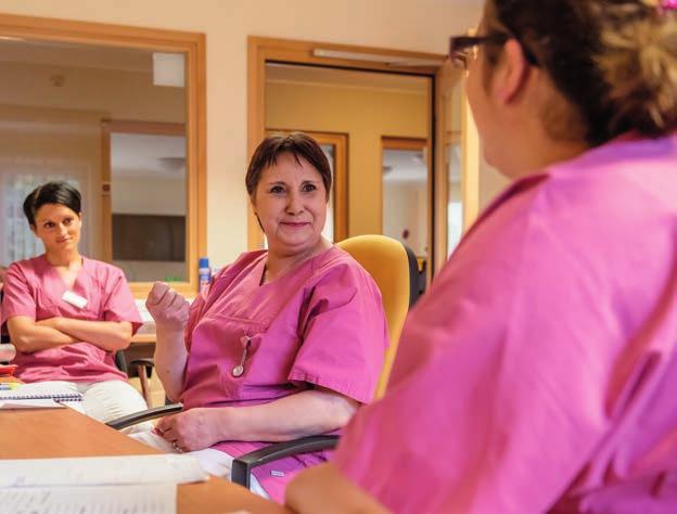 Rundum gut versorgt Spezielle Palliativversorgung In unserem Palliativpflegebereich sind vorwiegend Fachpfleger und Fachpflegerinnen beschäftigt.
