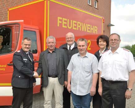 Aus den Mitgliedsverbänden KFV Herzogtum Lauenburg Wichtige Spende Der Kreisfeuerwehrverband Herzogtum Lauenburg erhielt eine Spende in Höhe von 500 Euro.