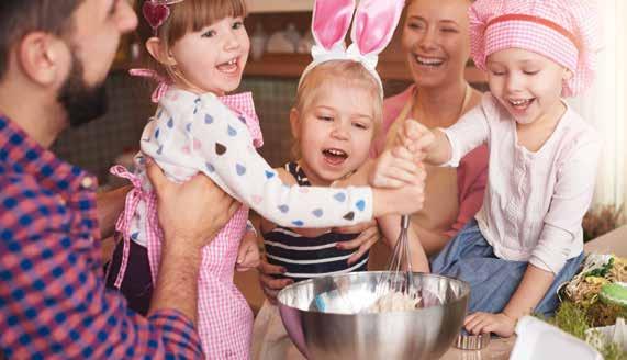 Angebot für Eltern und Kinder Vater-Mutter-Kind-Kochkurs: Gerichte für die Ostertafel. 18 Termin: Samstag, den 13.4.2019 von 10.00 bis 13.