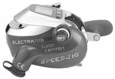 - moves synchronously with the Speed Dial - MAX = maximum Speed - OFF = Motor off Star Drag - increases or reduces the drag force Brake Knob - Controls the free spool rotation Powerslider: Controls