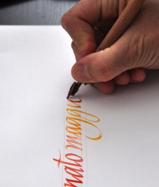 APRIL Zürich: Wochenende: Samstag den 27. und Sonntag den 28. April 2019 Kalligraphie mit der Breitfeder : Einführungs Kurs Klassiche Kalligraphie Schreibmaterial:.