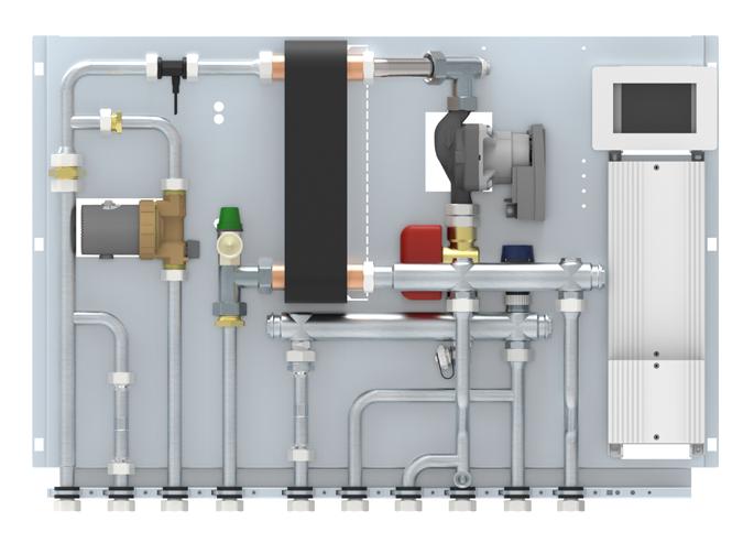 5 Der Turbinen-Durchflusssensor VTY1 ist praktisch unabhängig von Einlaufbereich und