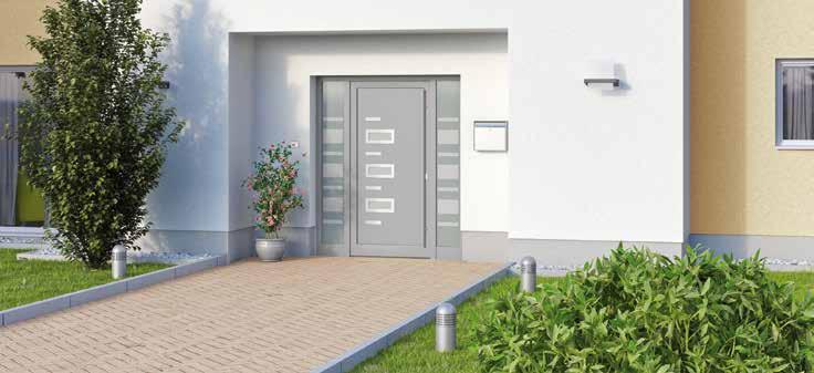 ARON Novum beste Qualität für Ihren Neubau Mit erhalten Sie moderne Haustüren, die optisch perfekt zu Ihrem Neubau passen und mit optionaler Zusatzausstattung für mehr Komfort und Sicherheit