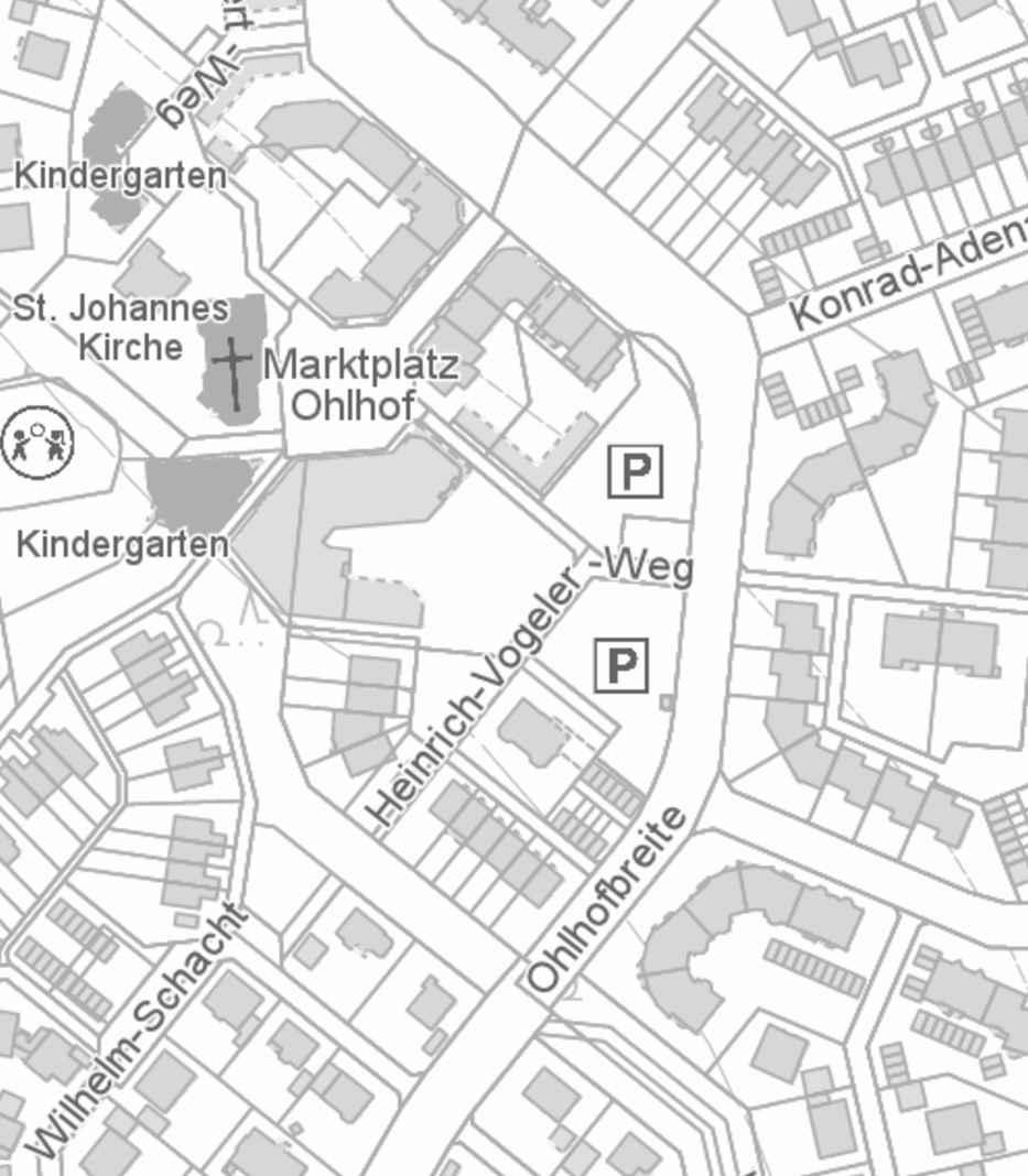 Übersichtsplan mit Darstellung der Lage im Stadtgebiet Kartengrundlage: Automatisierte Liegenschaftskarte Quelle: Auszug aus den