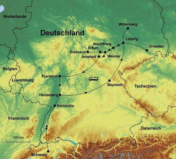 Unterwegs wollen wir die weite Landschaft im Osten Deutschlands erleben und auf uns wirken lassen.