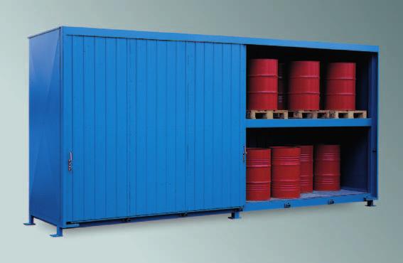 Wasserschutz-Fachcontainer Wasserschutz-Fachcontainer sind für den universellen Anwendungsfall zur Einlagerung von