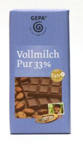 Bio Schokolade in verschiedenen Geschmacksrichtungen (100g) Bio Schokoladentafeln in