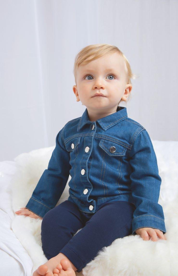 NEW BZ53 Baby Roks Denim Jaket 416 Disover a range of possibilities with Babybugz from supersoft 100%