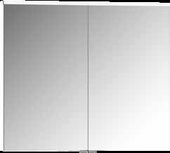 000 k türanschlag links oder rechts lieferbar mit horizontaler beleuchtung 2 spiegeltüren beidseitig verspiegelt (softclose) 1 Steckdose, 3 Glaseinlegeböden, 1 kippschalter 1 x 10 Watt 000 k 600 x