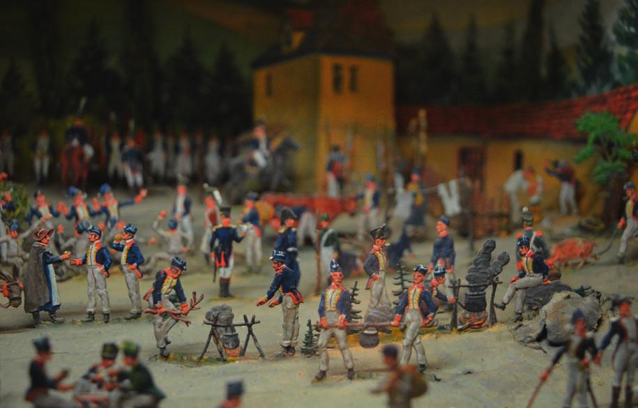 Dabei kämpften die Truppen der Verbündeten Russland, Preußen, Österreich und Schweden gegen die Truppen Napoleon Bonapartes.