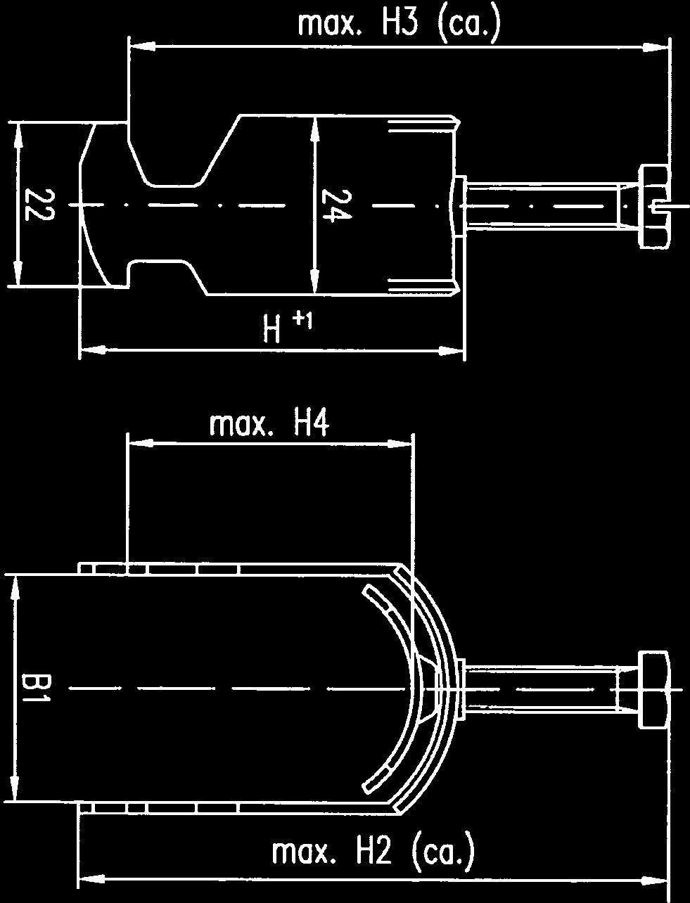 Mod. Nr, Spannbereich B1 H1 H2 H3 H4 8 12 6 12 12.