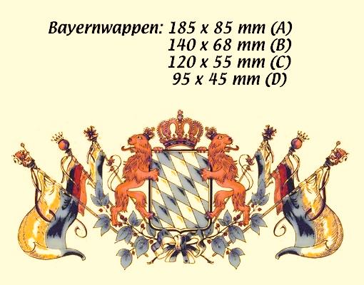 Bayernfahnen in den Grössen: 18,5