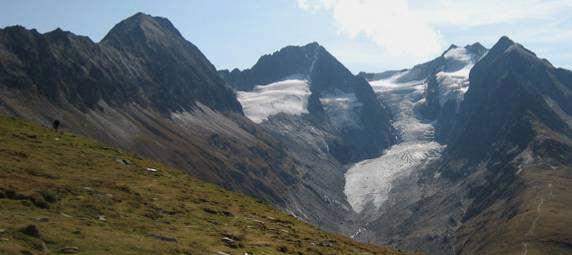 Gaisbergletscher im Ötztal (Österreich) im