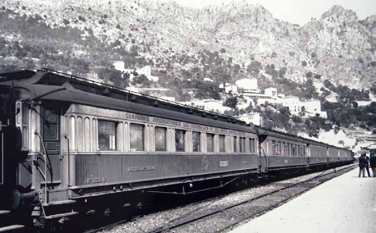 Foto Boyer/Viollet Sammlung D. Frielingsdorf CIWL Wagen des Simplon Express Am 1. Juli 1906 wurde der neue Simplon Tunnel in Betrieb genommen.