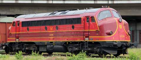 Diesellok Nohab MY NOHAB ist die Bezeichnung für die europäische Lizenz-Variante der amerikanischen Standardlokomotiven der F-Reihe von EMD, seinerzeit einer Tochter des