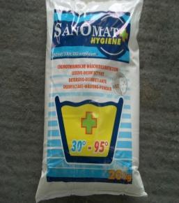 Desinfektions-Waschmittel/SANOMAT Chemo-thermisches Desinfektionswaschmittel, gelistet nach DGHM/VAH/RKI zertifiziert. Für Wäsche im medizinischen Bereich, z.b.