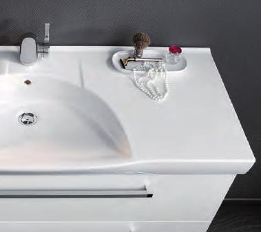 K3 PROGRAMM K3 Starke Formen und Farben für Ihr Gäste-Bad. Viel Stauraum bietet der Waschtischunterschrank mit zwei Auszügen.