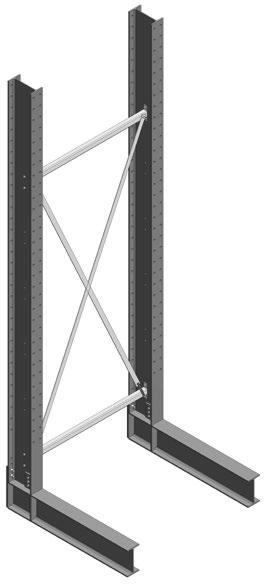 Diagonalverband Die Längsaussteifung wird über