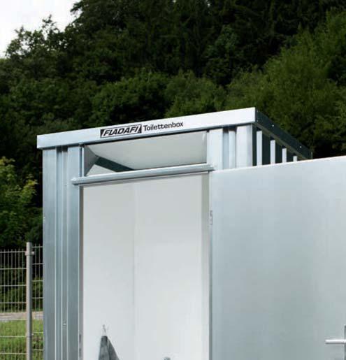 Raumsysteme FLADAFI Toilettenboxen Optimale Hygiene ist überall möglich Die robusten,