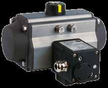 Lösung mit einem Magnetventil Typ 967 Der Elektronikraum des Magnetventils wird über das Düse-Prallplatte-System ständig mit Instrumentenluft