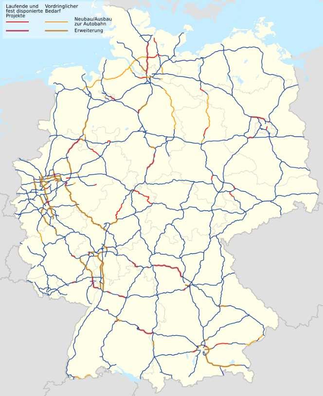 5: Bundesverkehrswegeplan 2030 (Quellen: