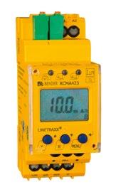 LINETRAXX RCMA423 Differenzstrom-Überwachungsgerät zur Überwachung von AC-, DC- und pulsierenden DC-Strömen in TN- und TT-Systemen LINETRAXX RCMA423 Gerätemerkmale Allstromsensitives Differenzstrom-