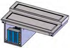 Kalte Elemente/Cold Units Kühltheke/refrigerated counter Artikel Article Code mit statischen gekühlten Tank auf 2 Ebenen with static refrigerated tank on 2 levels Lieferzeiten ca.