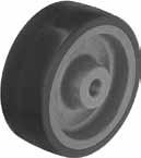 und hochhitzebeständiges Polyamid, schwarz. Reifen mit Felge verpresst. Reifen aufvulkanisiert. Reifen aufgepresst.