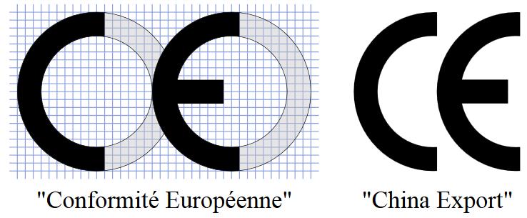 CE-Kennzeichnung allgemein Sie ist als Marktzulassungszeichen und