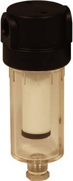 Kunststoff-Filtergehäus -Serie 720N - 730N Mini - Kunststofffiltergehäuse Formschöne Kunststofffiltergehäuse für den universellen Einsatz in der Luft-, Gas- und Flüssigkeitsfiltration bei
