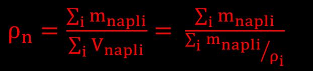 2) Theoretische Grundlagen Zustandsgleichungen Dichten der verschiedenen Phasen Dichte der NAPL (Gemisch der Bestandteile i) Dichte der Wasserphase Dichte der trockenen Luft bei 15 C und 1 atm