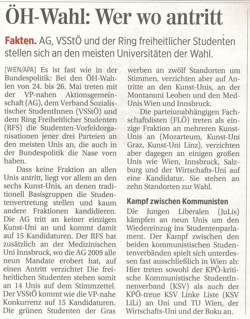 Die Presse, Forum Bildung, 16.