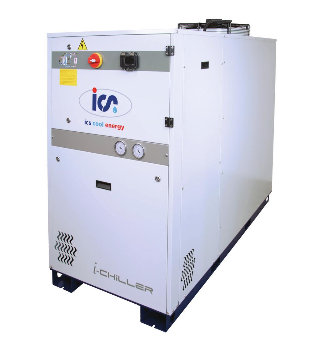 DER i-chiller VON ICS COOL ENERGY Der i-chiller von ICS Cool Energy ist ein schlüsselfertiger, luftgekühlter Kaltwassersatz und EcoDesign konform.