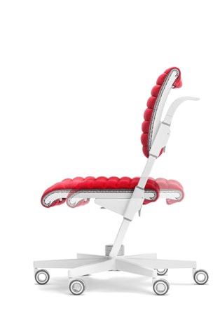Der moll S6 bietet alle Funktionen, um sich den individuellen Sitzhöhe, Sitztiefe und