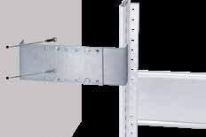 Lagertechnik Einzelteile Komponenten Zubehör Wandhalter für Einzelregale n zur Wandbefestigung der Regale und als Kippsicherung