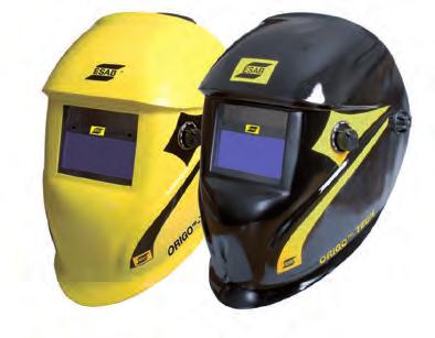 Helme, Masken & Schutzschilde Origo -Tech 9-13 Der stylische Origo -Tech Helm von ESAB. Die Helmschale ist in 2 hochglänzenden Farben erhältlich - gelb und schwarz.